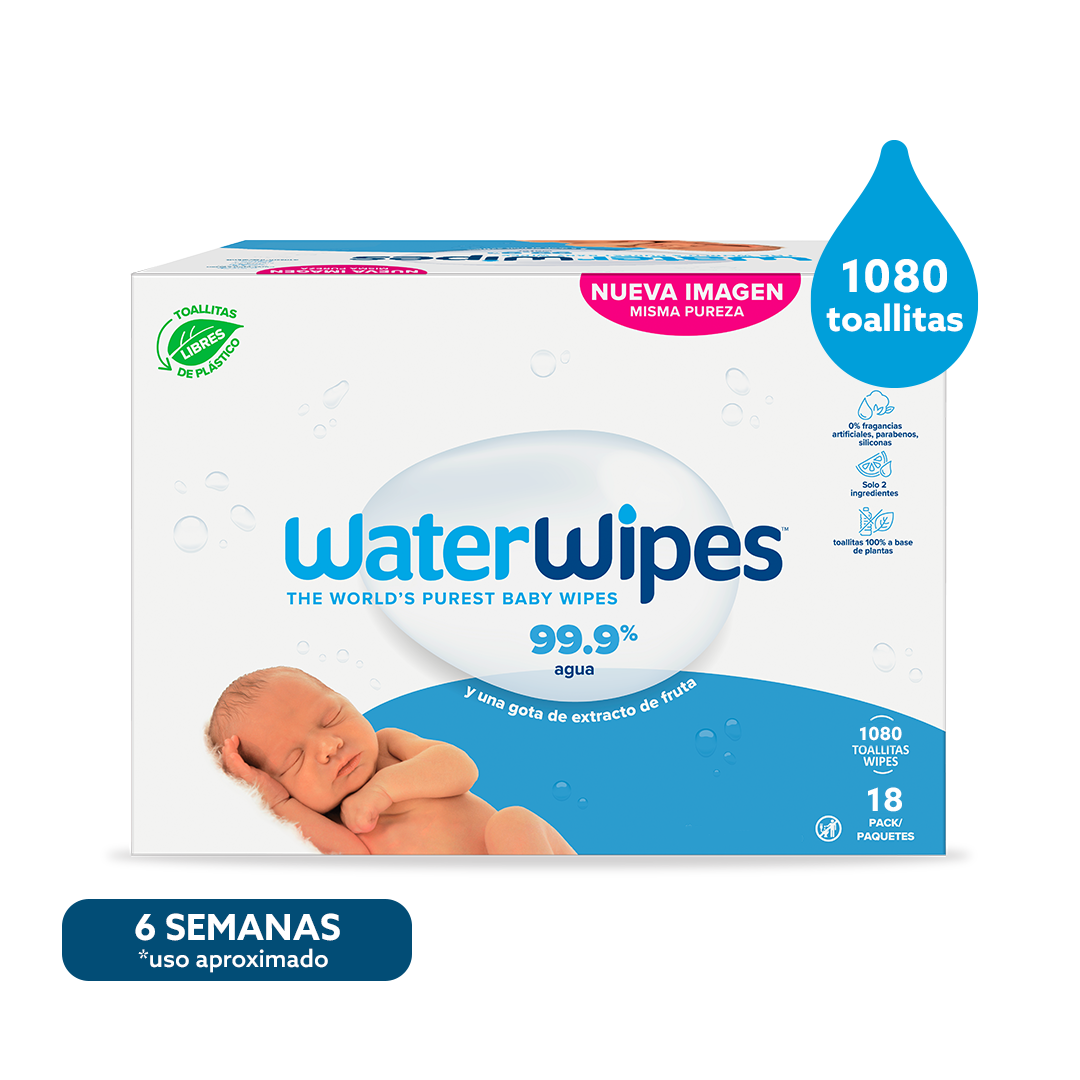 Toallitas húmedas Waterwipes x (1080 Unds.)