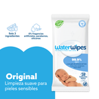 Toallitas Húmedas WaterWipes x 28 Unds. | Sin alcohol