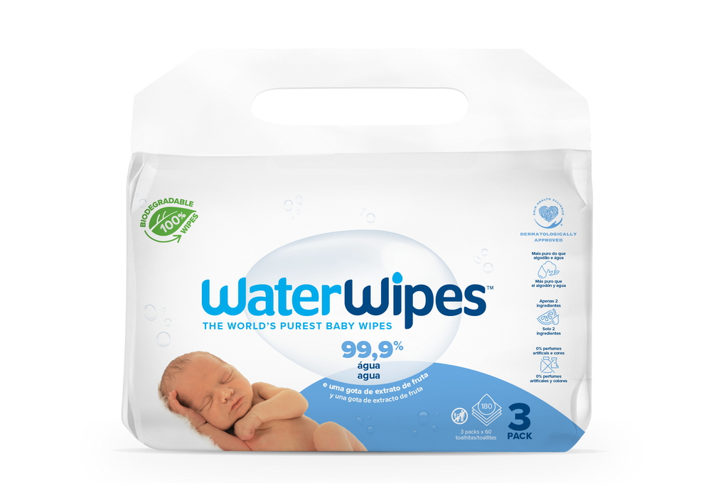 Toallitas húmedas Waterwipes x (180 Unds.)