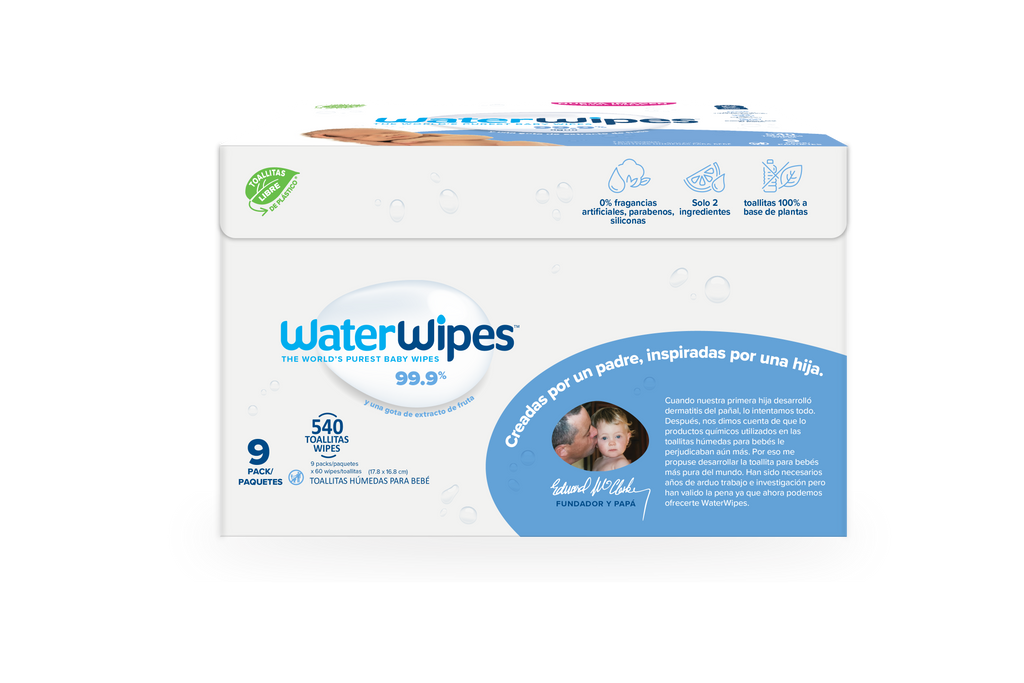 Toallitas húmedas Waterwipes x (540 Unds.)