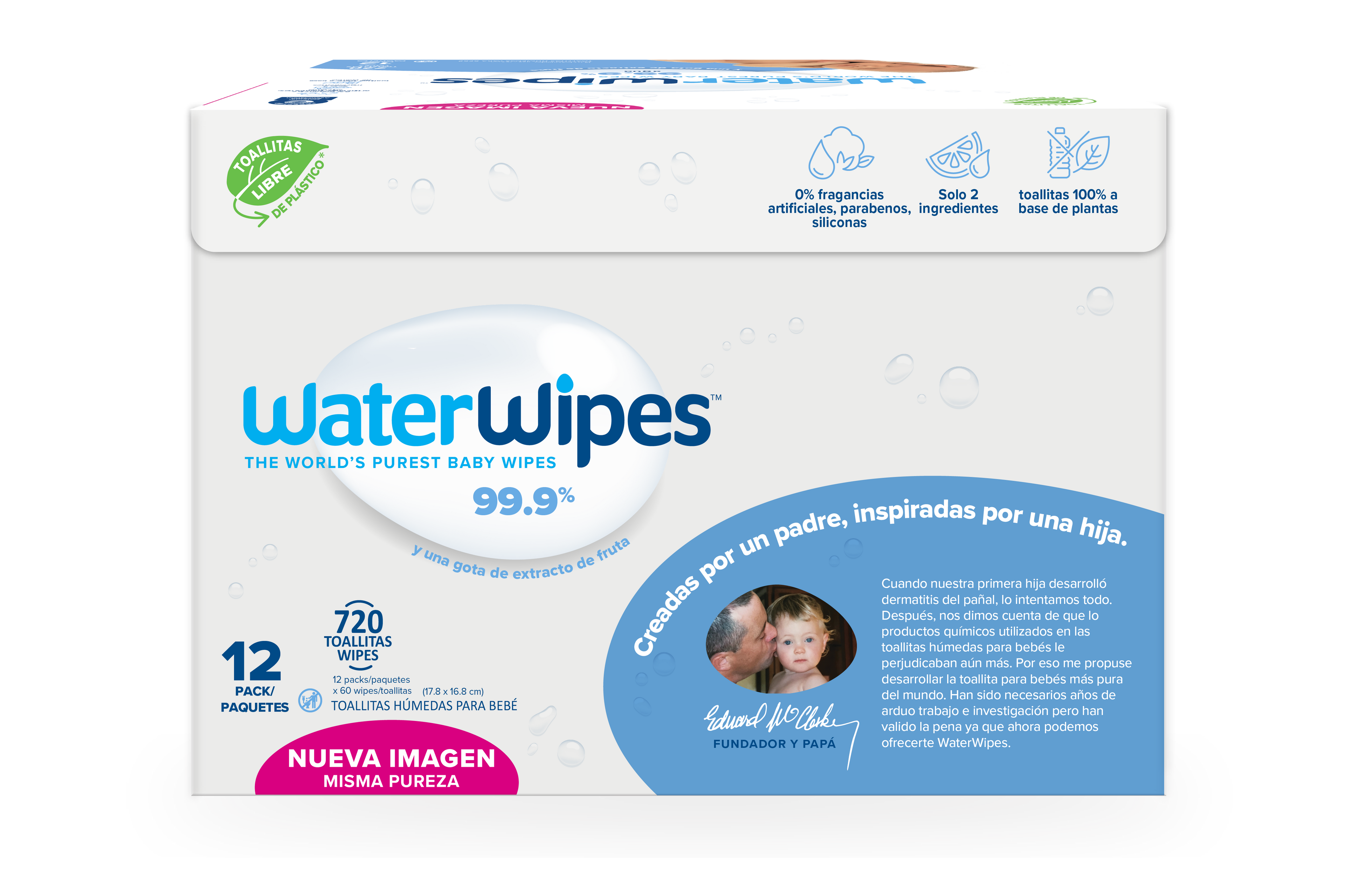 Toallitas húmedas Waterwipes x (720 Unds.)