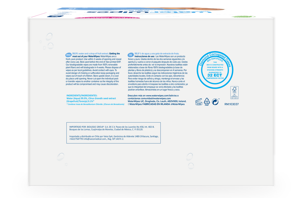 Toallitas húmedas Waterwipes x (720 Unds.)